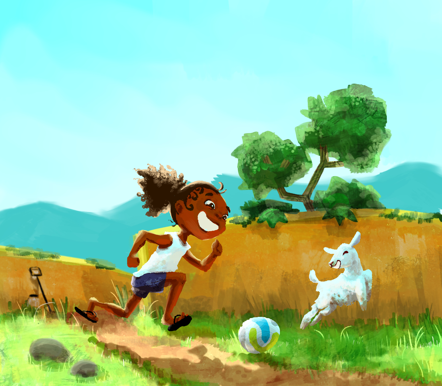 Sunny day illustration