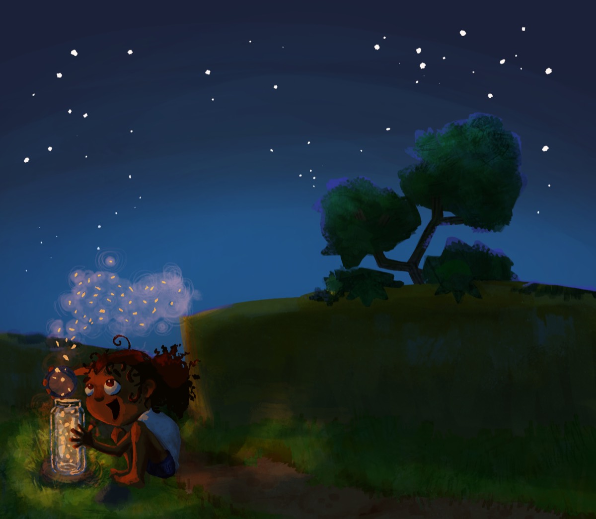 Night illustration